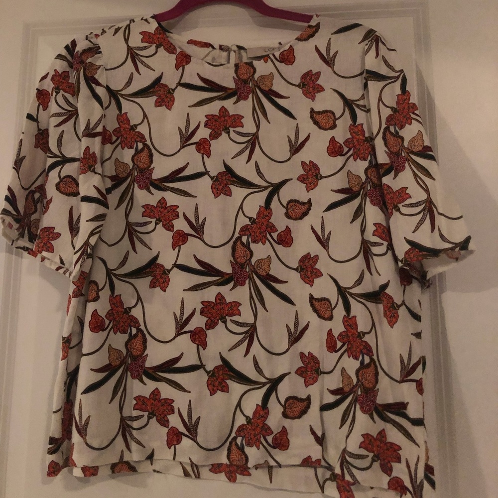 LOFT Women's Floral Blouse Size M - NEW